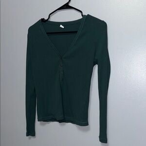 Old Navy Green Buttoned Shirt